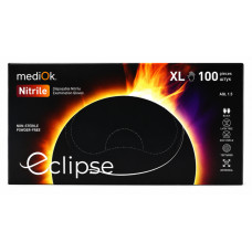Нитриловые перчатки Mediok Eclipse черные, размер XL, 100 шт